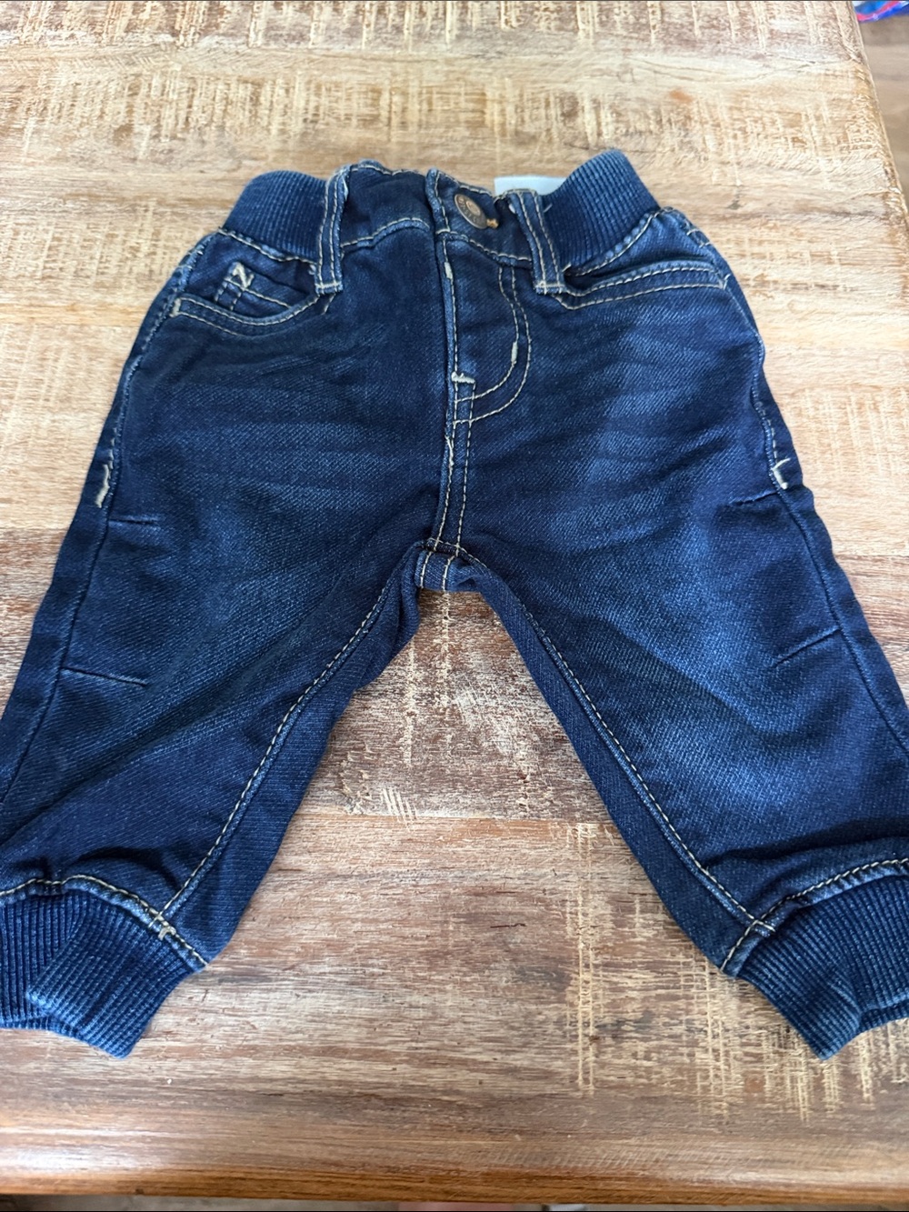 Levi's Dark Blue Toddler Denim Jogger Pants